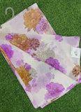 Lovely Printed Floral Georgette Saree