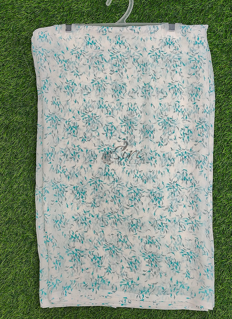 Lovely Printed Floral Georgette Saree