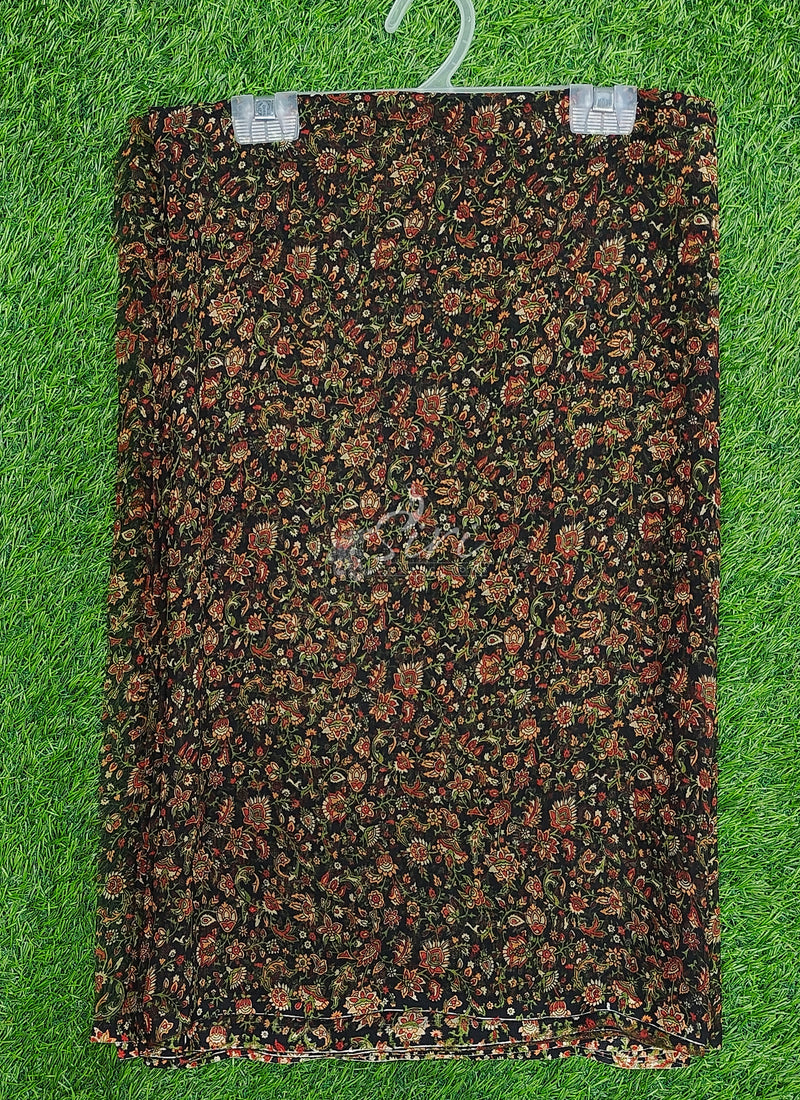 Lovely Printed Floral Georgette Saree