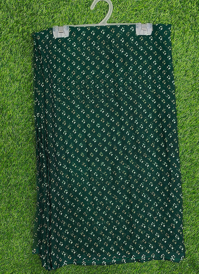 Beautiful Printed Georgette Saree without Blouse