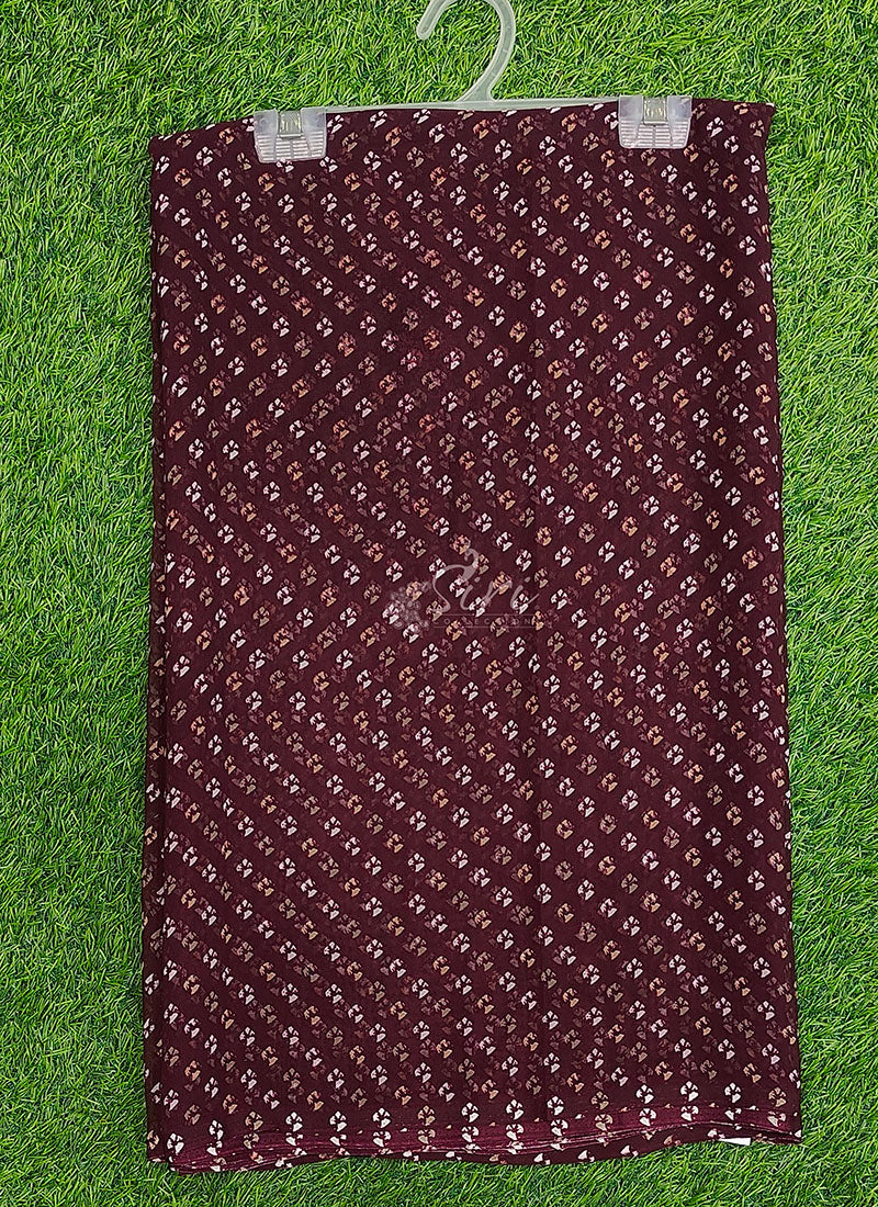 Beautiful Printed Georgette Saree without Blouse