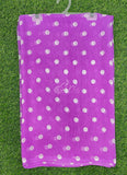 Lovely Printed Georgette Saree in Polka Dots Design