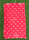 Lovely Printed Georgette Saree in Polka Dots Design