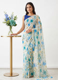 Siri Sarees Floral Print Georgette Saree Without Blouse