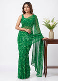 Siri Sarees Floral Print Georgette Saree Without Blouse