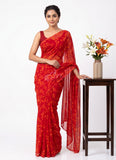 Siri Sarees Floral Print Georgette Saree Without Blouse