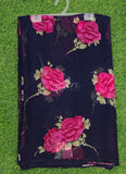 Siri Sarees Floral Print Georgette Saree Without Blouse