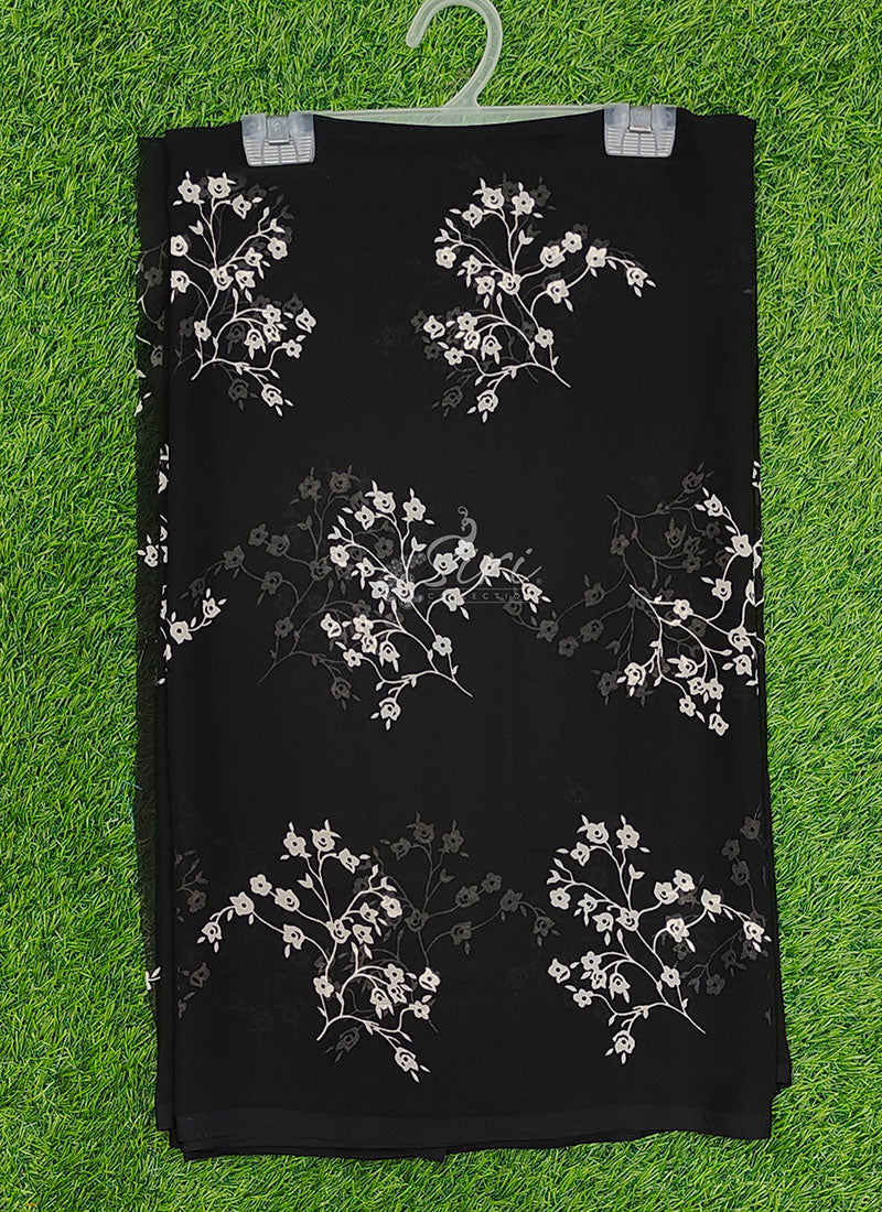 Siri Sarees Floral Print Georgette Saree