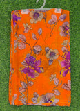 Siri Sarees Floral Print Georgette Saree Without Blouse