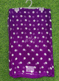 Lovely Printed Georgette Saree in Polka Dots Design