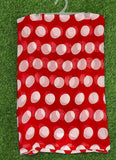 Lovely Printed Georgette Saree in Polka Dots Design