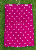 Lovely Printed Georgette Saree in Polka Dots Design