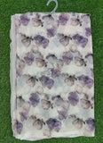 Lovely Digital Print Soft Off White Siri Chiffon Saree