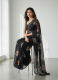 Siri Sarees Digital Print Soft Siri Chiffon Saree