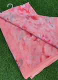 Beautiful Digital Print Soft Siri Chiffon Saree with Blouse