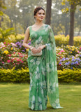Siri Sarees Digital Print Soft Siri Chiffon Saree