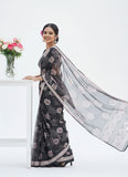Siri Sarees Digital Print Soft Siri Chiffon Saree with Blouse