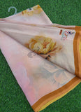 Digital Print Soft Siri Chiffon Saree with Blouse