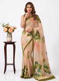 Digital Print Soft Siri Chiffon Saree with Blouse