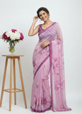 Digital Print Soft Siri Chiffon Saree with Blouse