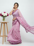Digital Print Soft Siri Chiffon Saree with Blouse