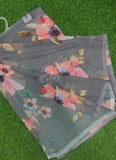 Siri Sarees Digital Print Soft Siri Chiffon Saree