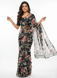 Siri Sarees Latest Digital Print Soft Siri Chiffon Saree