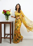 Siri Sarees Latest Digital Print Soft Siri Chiffon Saree