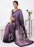 Digital Print Soft Siri Chiffon Saree with Blouse