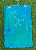Digital Print Soft Siri Chiffon Saree with Blouse