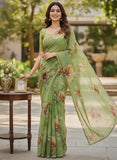 Siri Sarees Latest Digital Print Soft Siri Chiffon Saree