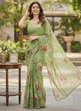 Siri Sarees Latest Digital Print Soft Siri Chiffon Saree