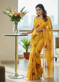 Siri Sarees Latest Digital Print Soft Siri Chiffon Saree