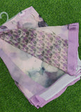 Exclusive Digital Print Soft Siri Chiffon Saree with Blouse