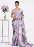 Exclusive Digital Print Soft Siri Chiffon Saree with Blouse
