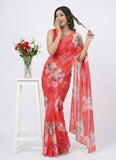 Siri Sarees Latest Digital Print Soft Siri Chiffon Saree