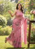 Siri Sarees Latest Digital Print Soft Siri Chiffon Saree