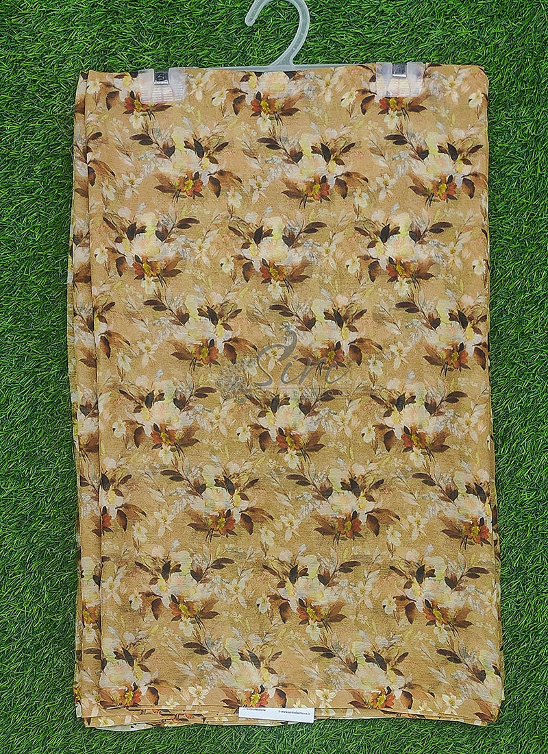 Siri Sarees Latest Digital Print Soft Siri Chiffon Saree