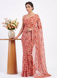 Siri Sarees Latest Digital Print Soft Siri Chiffon Saree