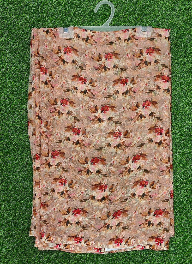 Siri Sarees Latest Digital Print Soft Siri Chiffon Saree