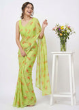 Beautiful Latest Digital Print Soft Siri Chiffon Saree