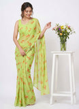 Beautiful Latest Digital Print Soft Siri Chiffon Saree