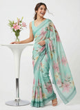 Latest Digital Print Soft Siri Chiffon Saree with Blouse