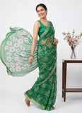 Latest Digital Print Soft Siri Chiffon Saree with Blouse