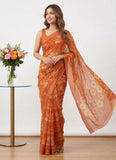 Latest Digital Print Soft Siri Chiffon Saree with Blouse