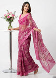Latest Digital Print Soft Siri Chiffon Saree with Blouse