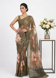 Latest Digital Print Soft Siri Chiffon Saree with Blouse
