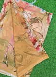 Digital Print Soft Siri Chiffon Saree with Blouse