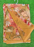 Digital Print Soft Siri Chiffon Saree with Blouse