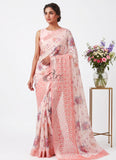 Exclusive Digital Print Soft Chiffon Saree with Blouse